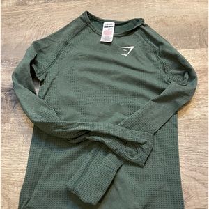 Green gymshark long sleeve